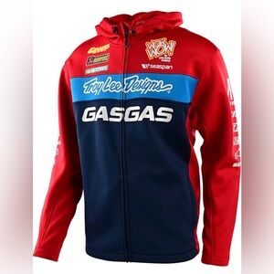 Troy Lee Designs Gasgas Team Pit Jacket Hoodie Zip Up Men’s XL TLD Motocross